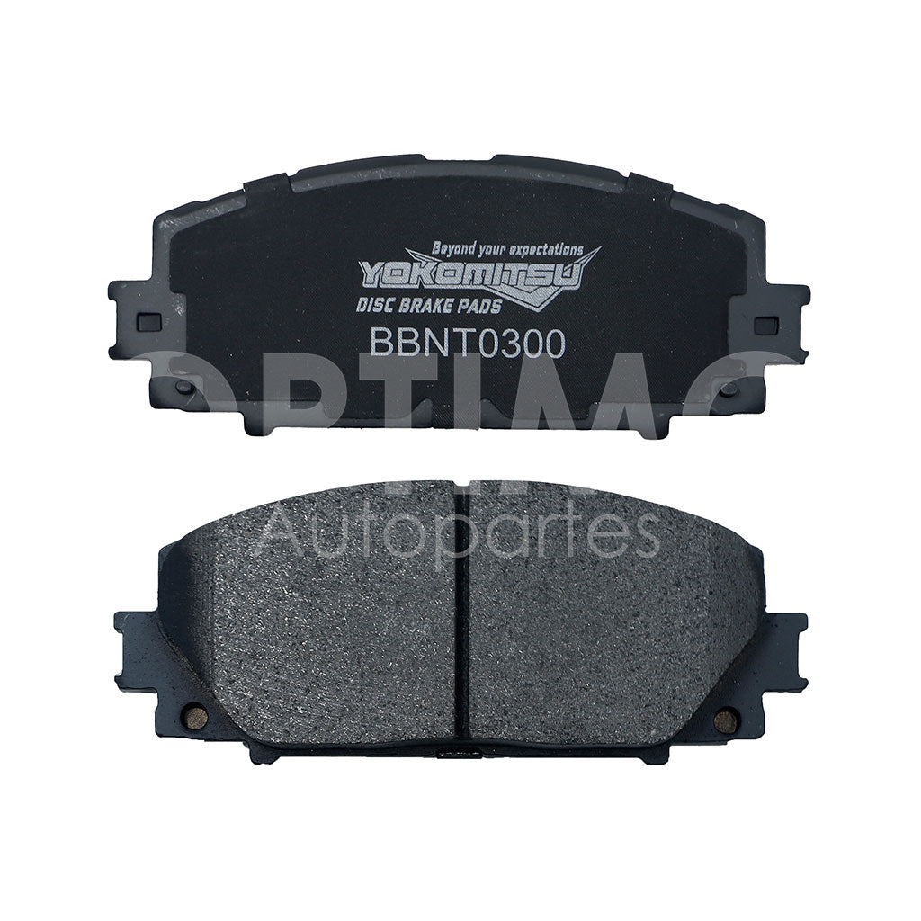 TOYOTA YARIS 1.5L 1995 1996 1997 1998 1999 BALATAS DEL SEMIMETÁLICA C/ (YARIS R 1.5L 16-20/PRIUS C 18-21)