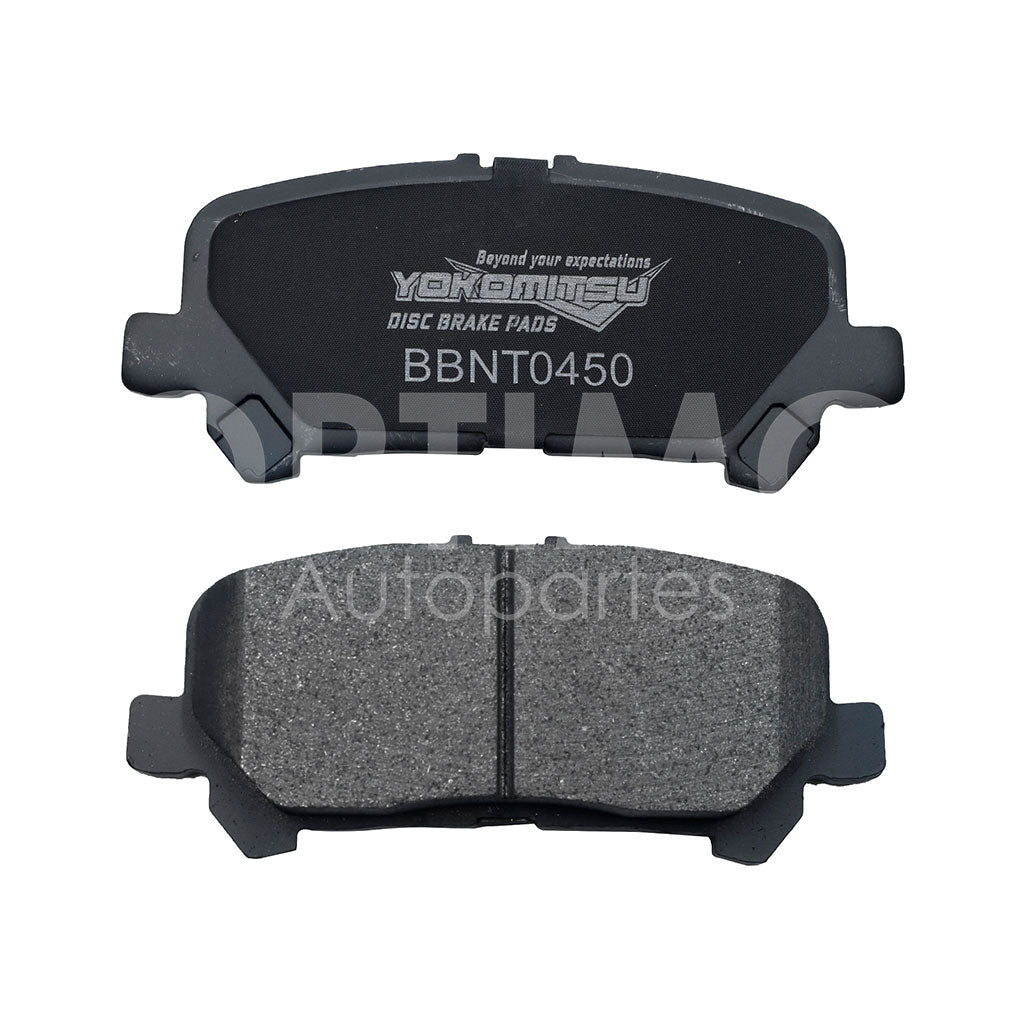 TOYOTA HIACE 3.5L 1995 1996 1997 1998 1999 2000 BALATAS TRAS DISCO SEMIMETÁLICA C/ (ODYSSEY 3.5L 11-17/PILOT 3.5L 09-15)