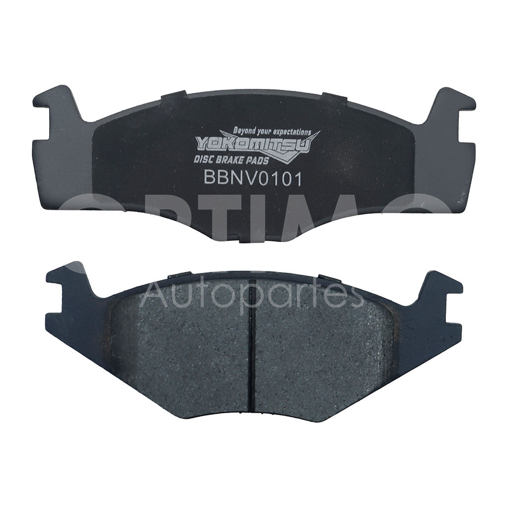 VOLKSWAGEN JETTA/GOLF A2/A3 1.8L/2.0L 2001 2002 2003 2004 2005 2006 BALATAS DEL SEMIMETÁLICA C/ (CARIBE 77-87/ATLANTIC 81-87/CORSAR 84-88)