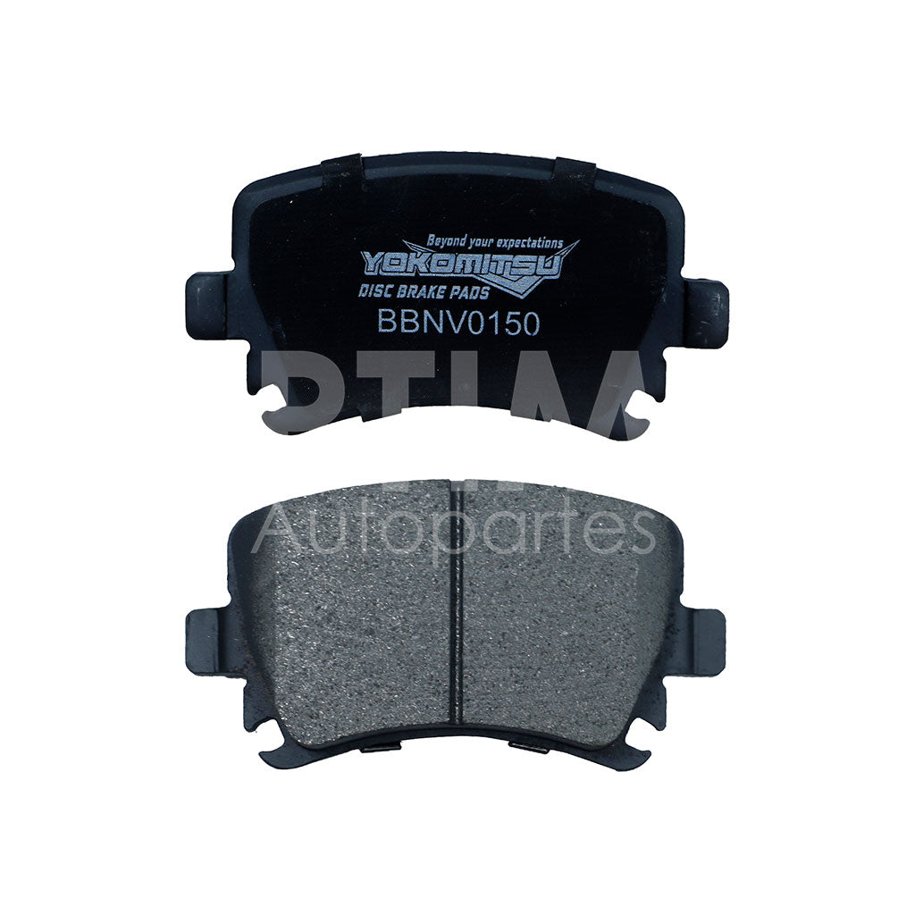 VOLKSWAGEN JETTA A6 2.0L/2.5L 2015 2016 2017 2018 2019 2020 2021 2022 2023 2024 BALATAS TRAS DISCO SEMIMETÁLICA C/ (TIGUAN 13-22/IBIZA 10-17/LEON 06-12)