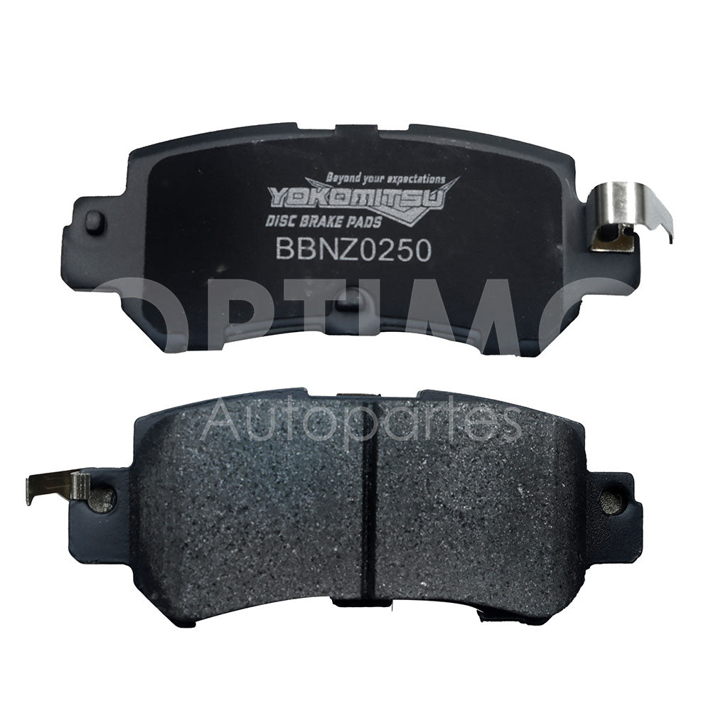 MAZDA CX-5 2.0L/2.5L 1994 1995 1996 1997 1998 1999 2000 2001 2002 2003 2004 2005 2006 2007 BALATAS TRAS DISCO SEMIMETÁLICA C/ (CX-3 16-25)