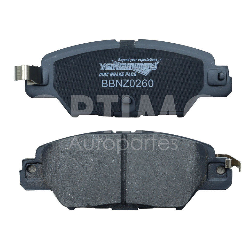 MAZDA CX-5 2.5L 1994 1995 1996 1997 1998 1999 2000 2001 2002 2003 2004 2005 2006 2007 BALATAS TRAS DISCO SEMIMETÁLICA C/