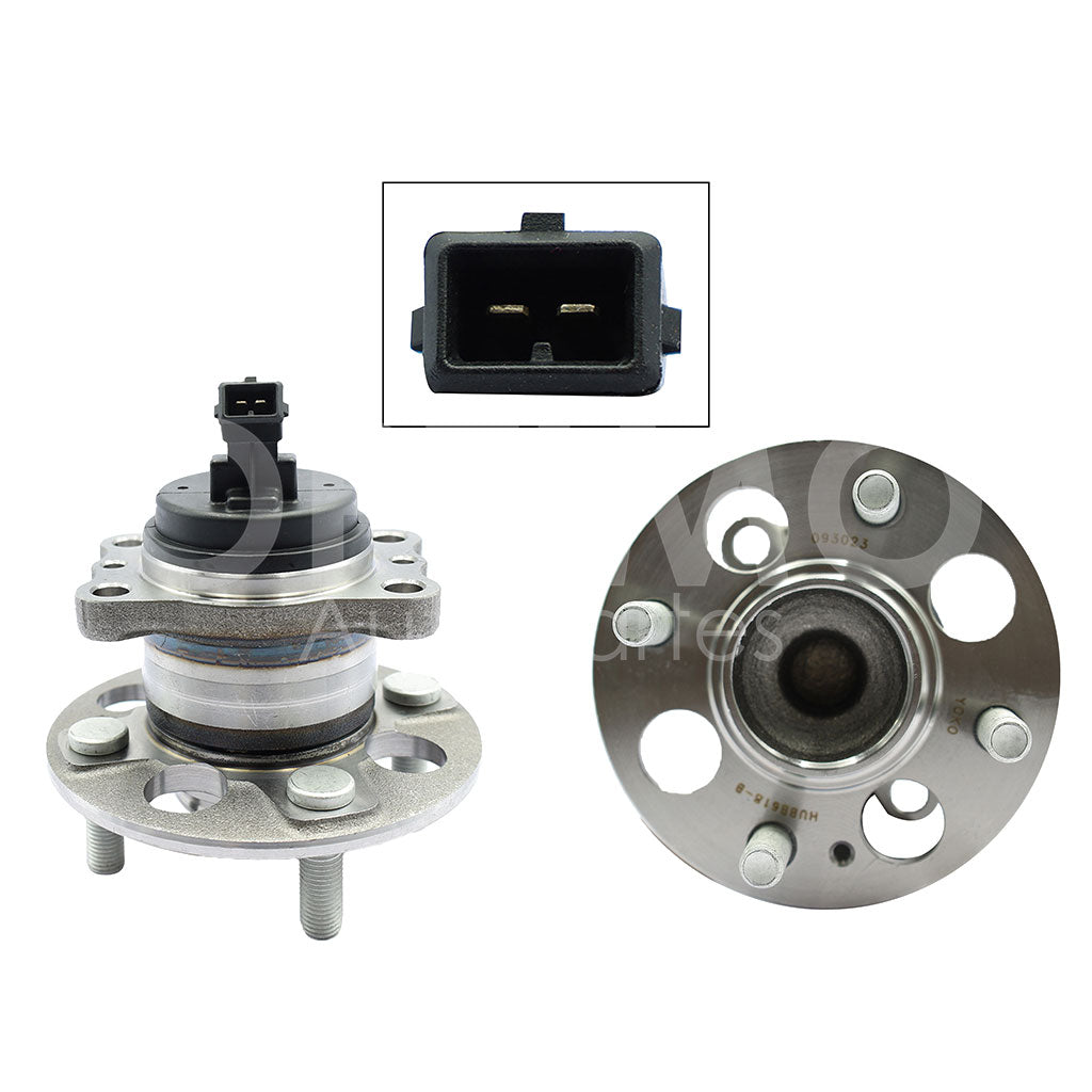 KIA RIO 1.6L 2012 2013 2014 2015 MAZA TRAS COMPLETA C/ABS C/4BIRLOS (K3 1.6L-2.0L 24-26/ACCENT 1.6L 18-22) (SEDAN/H-BACK)