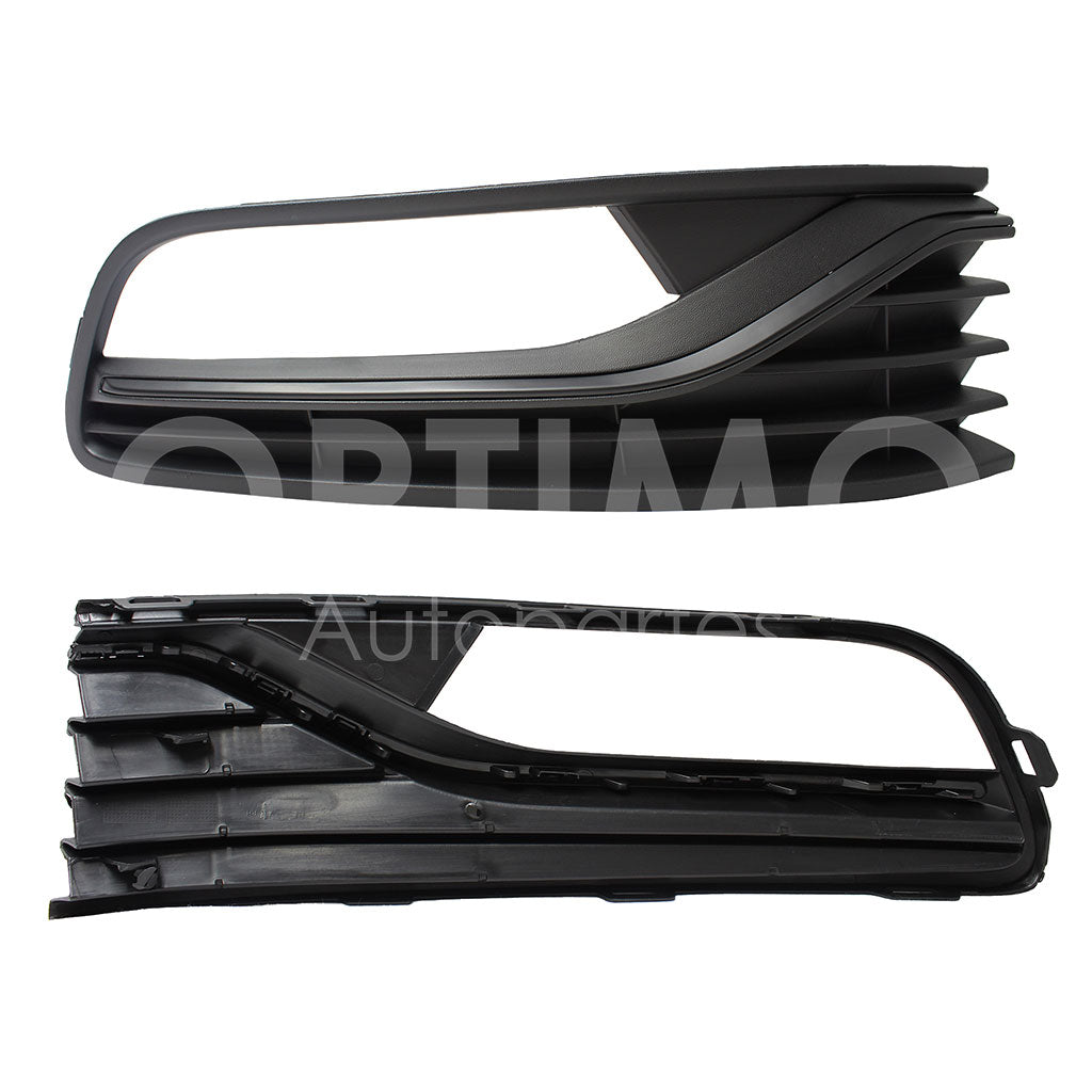 VOLKSWAGEN POLO 2015 2016 2017 2018 2019 REJILLA DER C/HOYO P/FARO AUX C/FILO NEGRO DE FACIA DEL