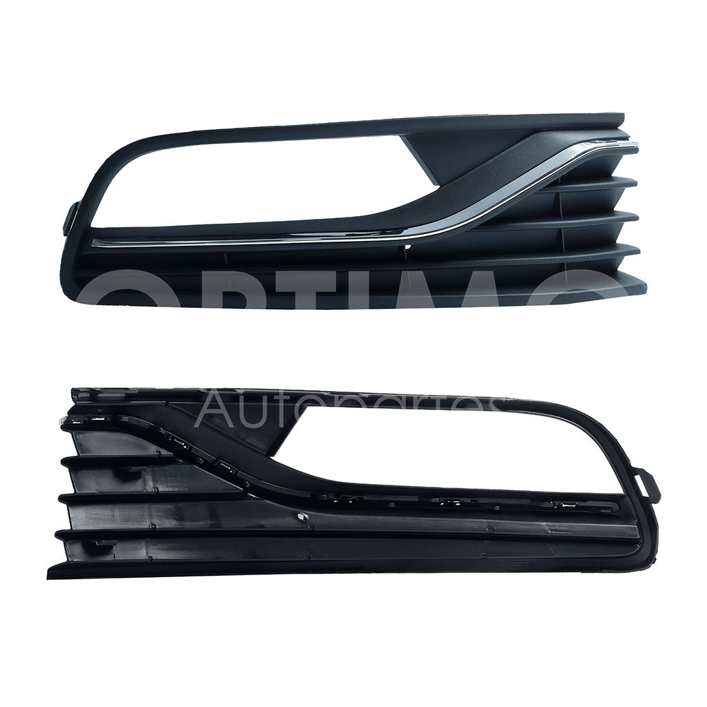 VOLKSWAGEN POLO 2015 2016 2017 2018 2019 REJILLA DER C/HOYO P/FARO AUX C/FILO CROMO DE FACIA DEL