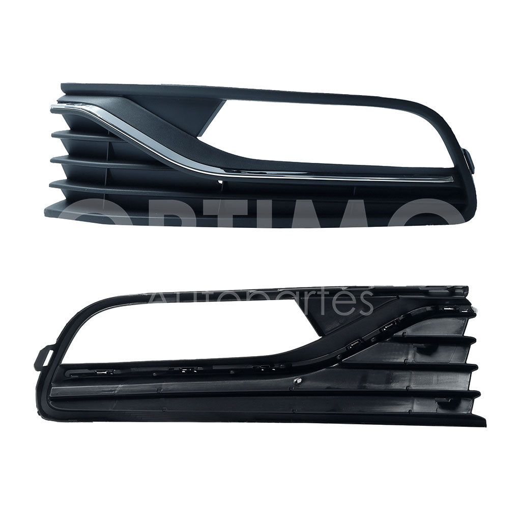 VOLKSWAGEN POLO 2015 2016 2017 2018 2019 REJILLA IZQ C/HOYO P/FARO AUX C/FILO CROMO DE FACIA DEL