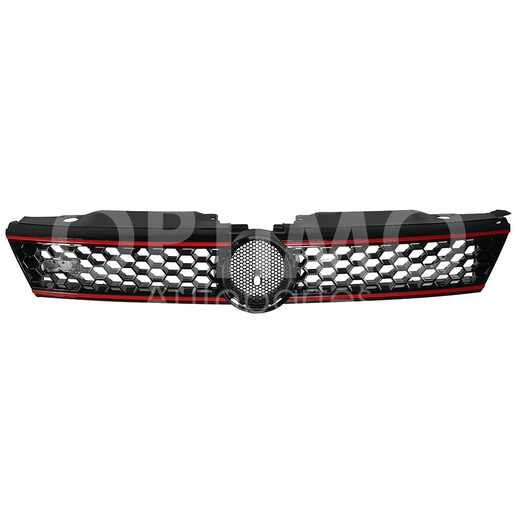 VOLKSWAGEN JETTA A6 GLI 2010 2011 2012 2013 2014 PARRILLA NEGRA C/FILO ROJO