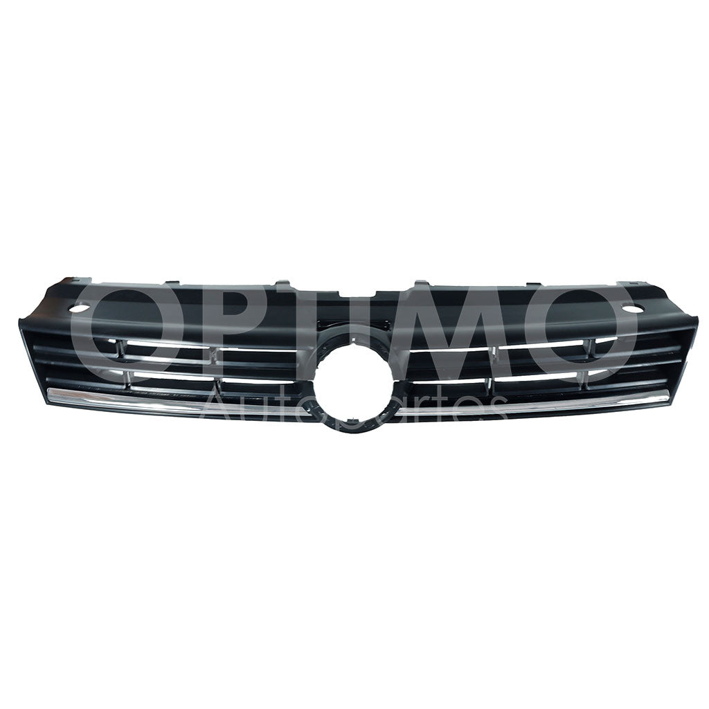 VOLKSWAGEN POLO 2015 2016 2017 2018 2019 PARRILLA NEGRA C/1 FILO CROMADO