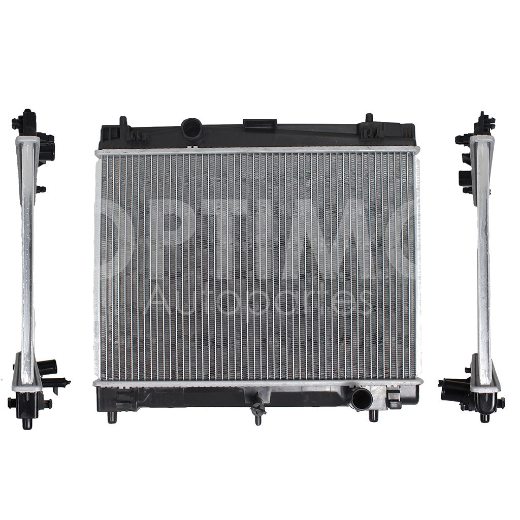 TOYOTA YARIS 1.5L 2006 2007 2008 2009 2010 2011 2012 2013 2014 2015 2016 2017 RADIADOR AGUA C/S AIRE STD 500*370*16MM T/SOLDADO