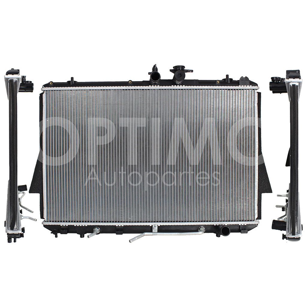 TOYOTA HIGHLANDER 3.5L 2008 2009 2010 2011 2012 2013 RADIADOR AGUA C/S AIRE AUT 780*500*26MM T/SOLDADO