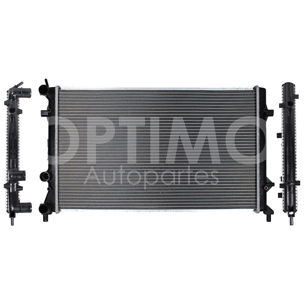 VOLKSWAGEN JETTA A6 BICENTENARIO 2.5L 2010 2011 2012 2013 2014 2015 2016 2017 2018 RADIADOR AGUA C/S AIRE STD/AUT 650*400*20MM (BEETLE 2.5L 12-19) T/SOLDADO