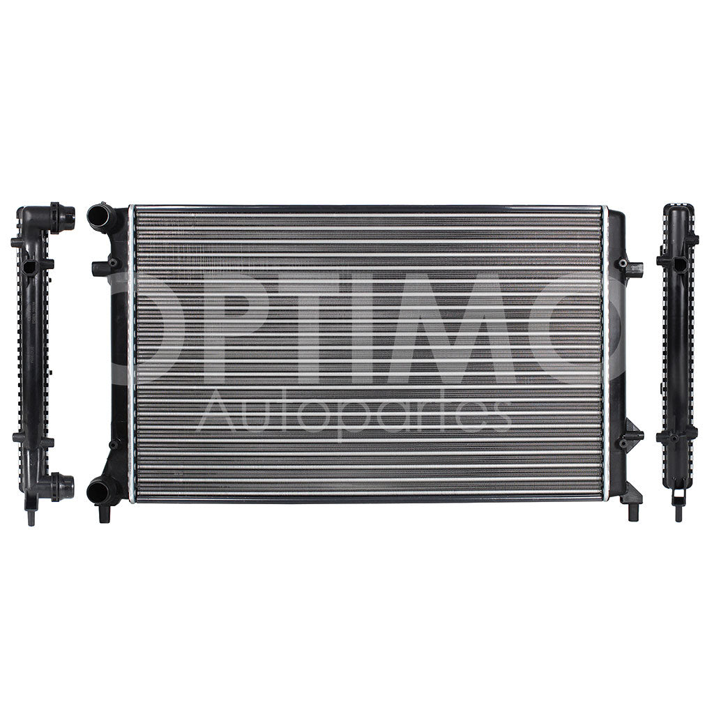 VOLKSWAGEN BORA 2.5L GASOLINA 2006 2007 2008 2009 2010 RADIADOR AGUA C/S AIRE STD/AUT 670*420*22MM T/MECANICO