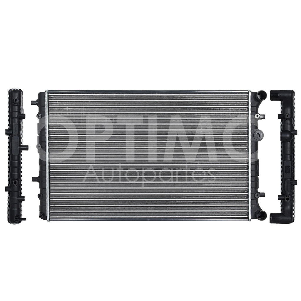 VOLKSWAGEN GOL 1.6L 2008 2009 2010 2011 2012 2013 2014 2015 2016 2017 2018 2019 2020 2021 RADIADOR AGUA C/AIRE STD 650*420*22MM (SAVEIRO 10-23) T/MECANICO