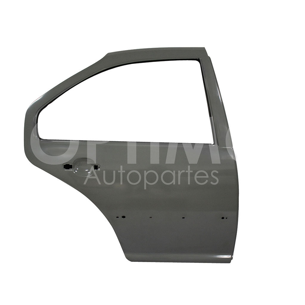 VOLKSWAGEN JETTA A4/CLASICO 1999 2000 2001 2002 2003 2004 2005 2006 2007 2008 2009 2010 2011 2012 2013 2014 2015 PUERTA TRASERA DER C/HOYO P/MOLDURA (COLOR/GRIS)