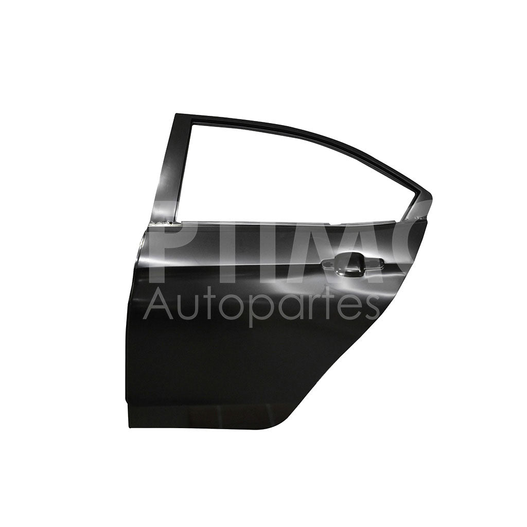 CHEVROLET AVEO 2018 2019 2020 2021 2022 2023 PUERTA TRASERA IZQ (COLOR/NEGRO)