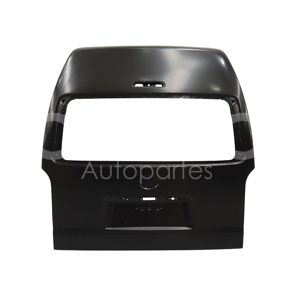 TOYOTA HIACE 2005 2006 2007 2008 2009 2010 2011 2012 2013 2014 2015 2016 2017 2018 2019 TAPA CAJUELA C/HOYO P/CUARTO CHASIS LARGO (TECHO ALTO) (COLOR/NEGRO)