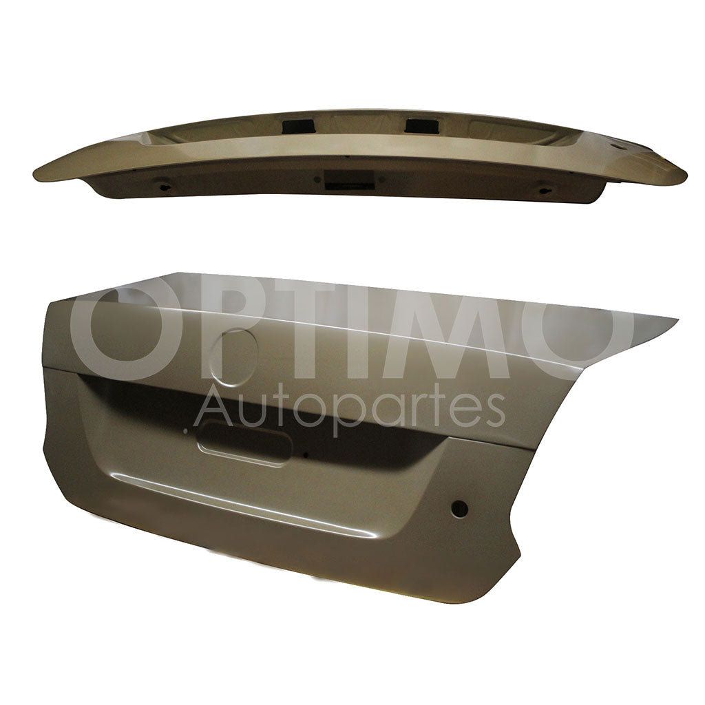 VOLKSWAGEN VENTO 2014 2015 2016 2017 2018 2019 TAPA CAJUELA C/HOYO P/CILINDRO Y LUCES S/HOYO P/CHAPA (COLOR/GRIS)