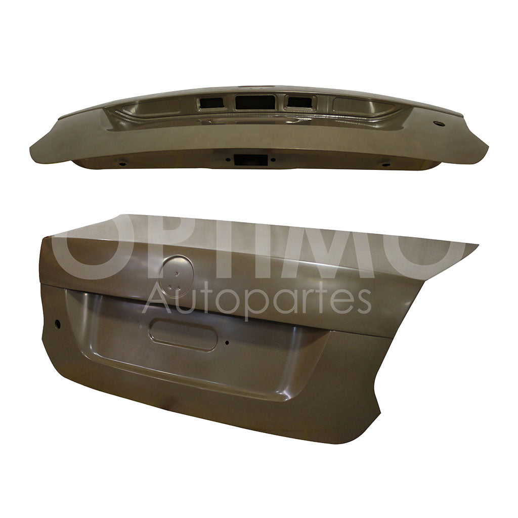 VOLKSWAGEN VENTO 2014 2015 2016 2017 2018 2019 TAPA CAJUELA C/HOYO P/CILINDRO LUCES Y CHAPA (COLOR/GRIS)