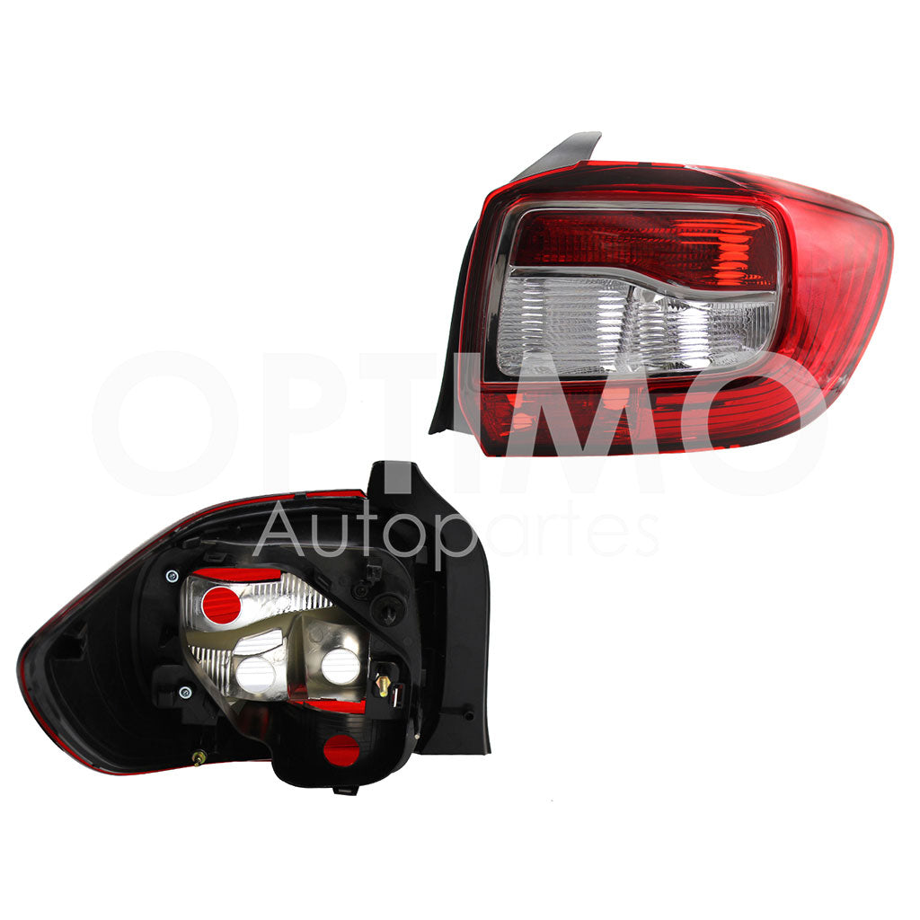 RENAULT LOGAN 2016 2017 2018 2019 CALAVERA DER S/ARNES (ROJO/BLANCO/ROJA)