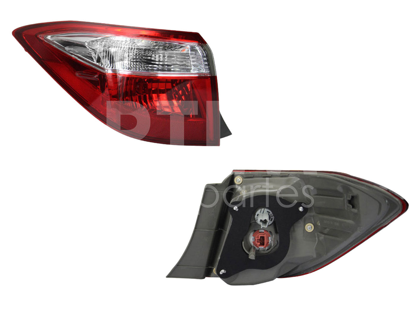 TOYOTA COROLLA 2014 2015 2016 CALAVERA IZQ EXT S/ARNES (BLANCO/ROJO)