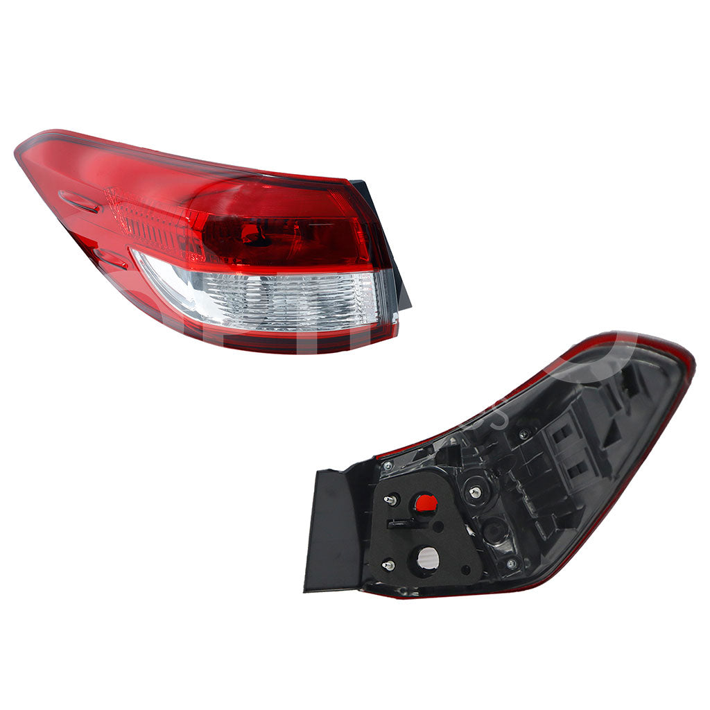 TOYOTA YARIS SEDAN 2018 2019 2020 2021 2022 CALAVERA IZQ EXT S/ARNES S/LED 4PTAS (ROJO/BLANCO)