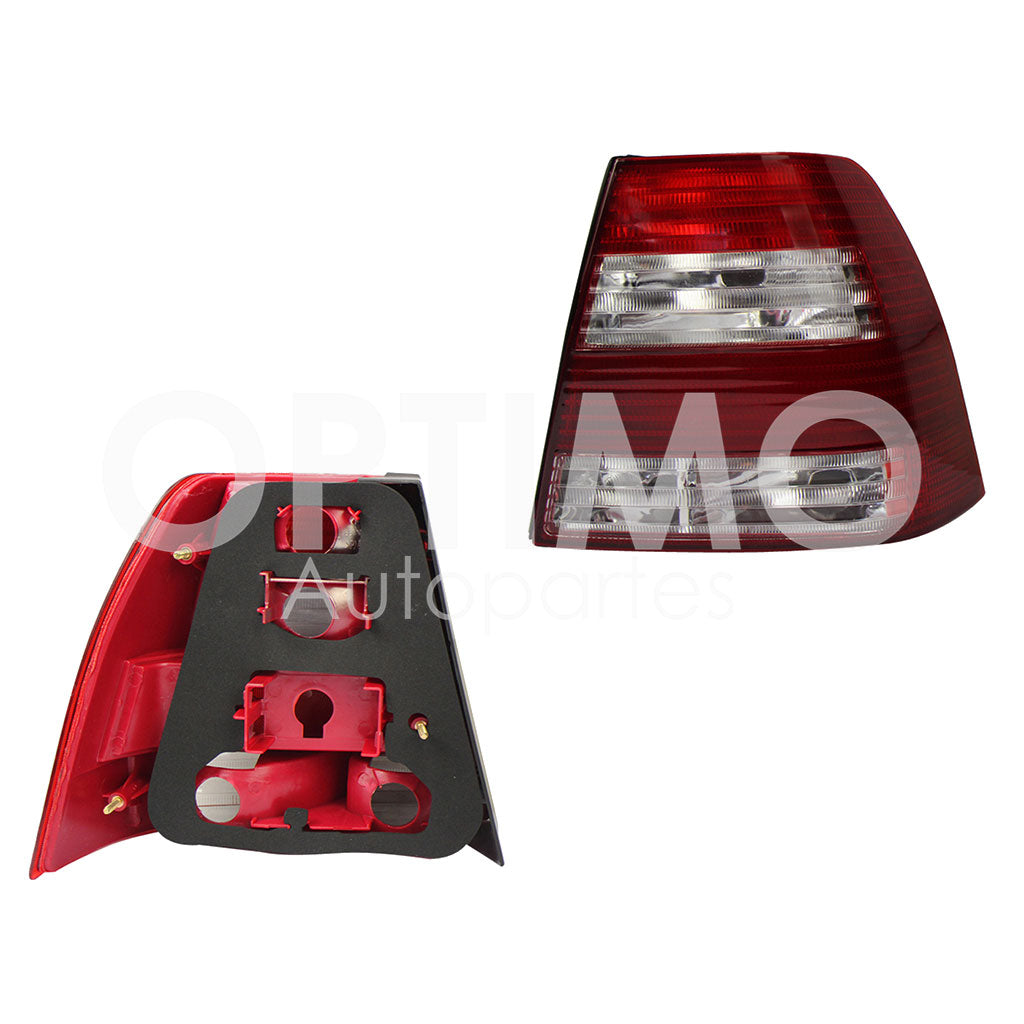 VOLKSWAGEN JETTA A4 2004 2005 2006 2007 CALAVERA DER S/ARNES DOBLE BLANCA (BLANCO/ROJO/BLANCO)