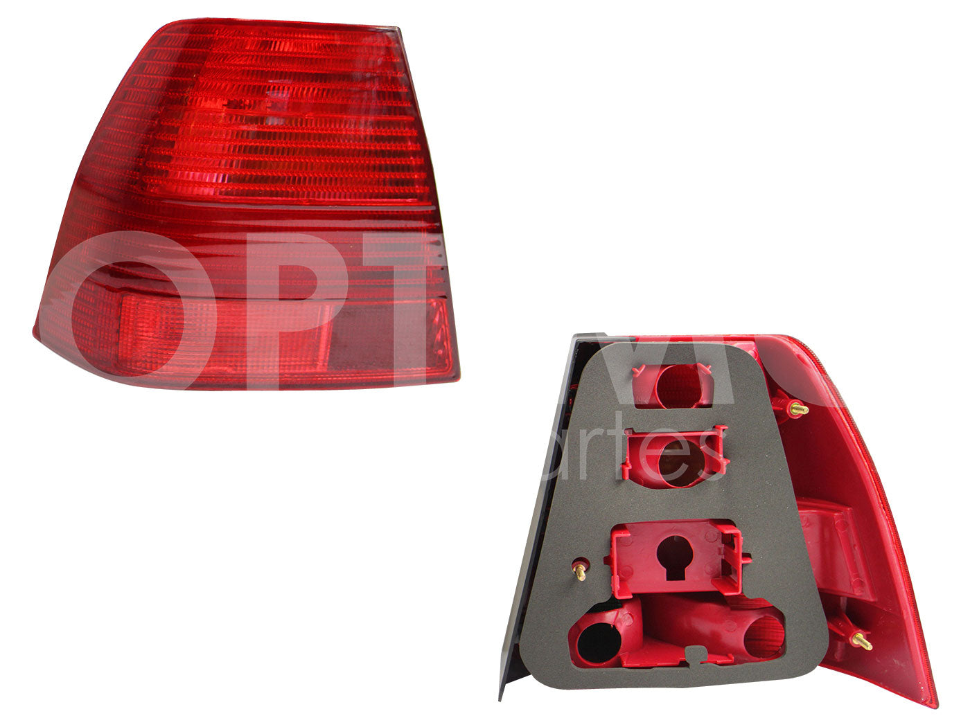 VOLKSWAGEN JETTA A4 1999 2000 2001 2002 2003 CALAVERA IZQ S/ARNES (TODO ROJO)