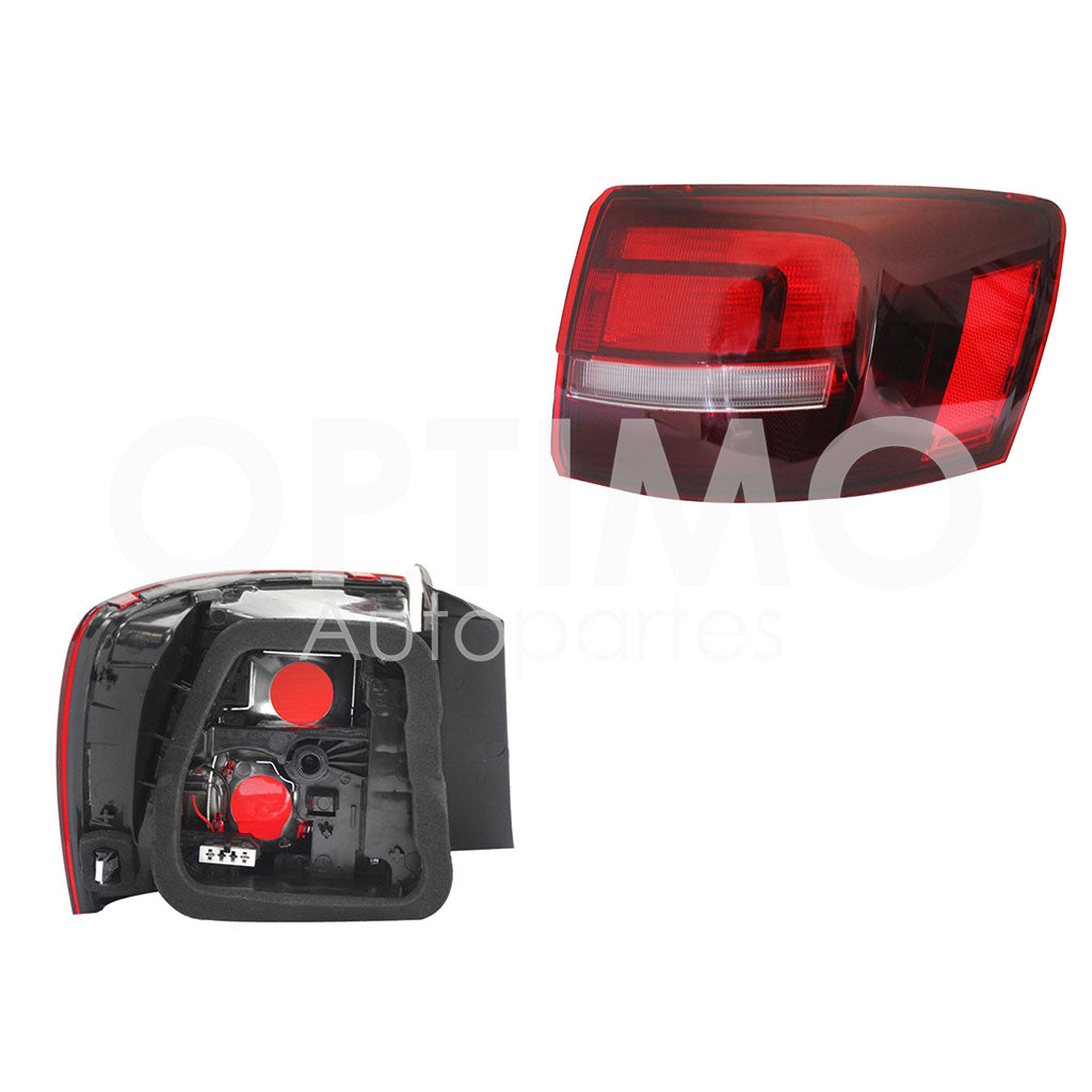 VOLKSWAGEN JETTA A6 BICENTENARIO 2015 2016 2017 2018 CALAVERA DER EXT S/ARNES OSCURA (ROJO/BLANCO)