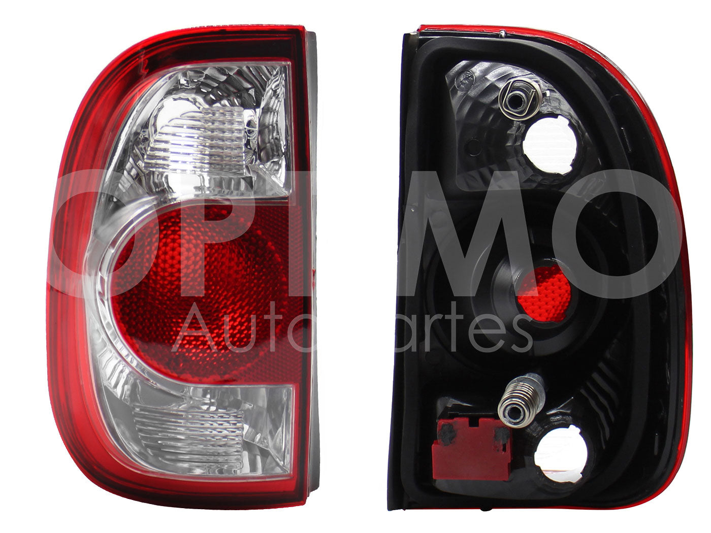 VOLKSWAGEN POINTER PICK-UP 2006 2007 2008 2009 CALAVERA IZQ S/ARNES CLARA (BLANCO/ROJO)