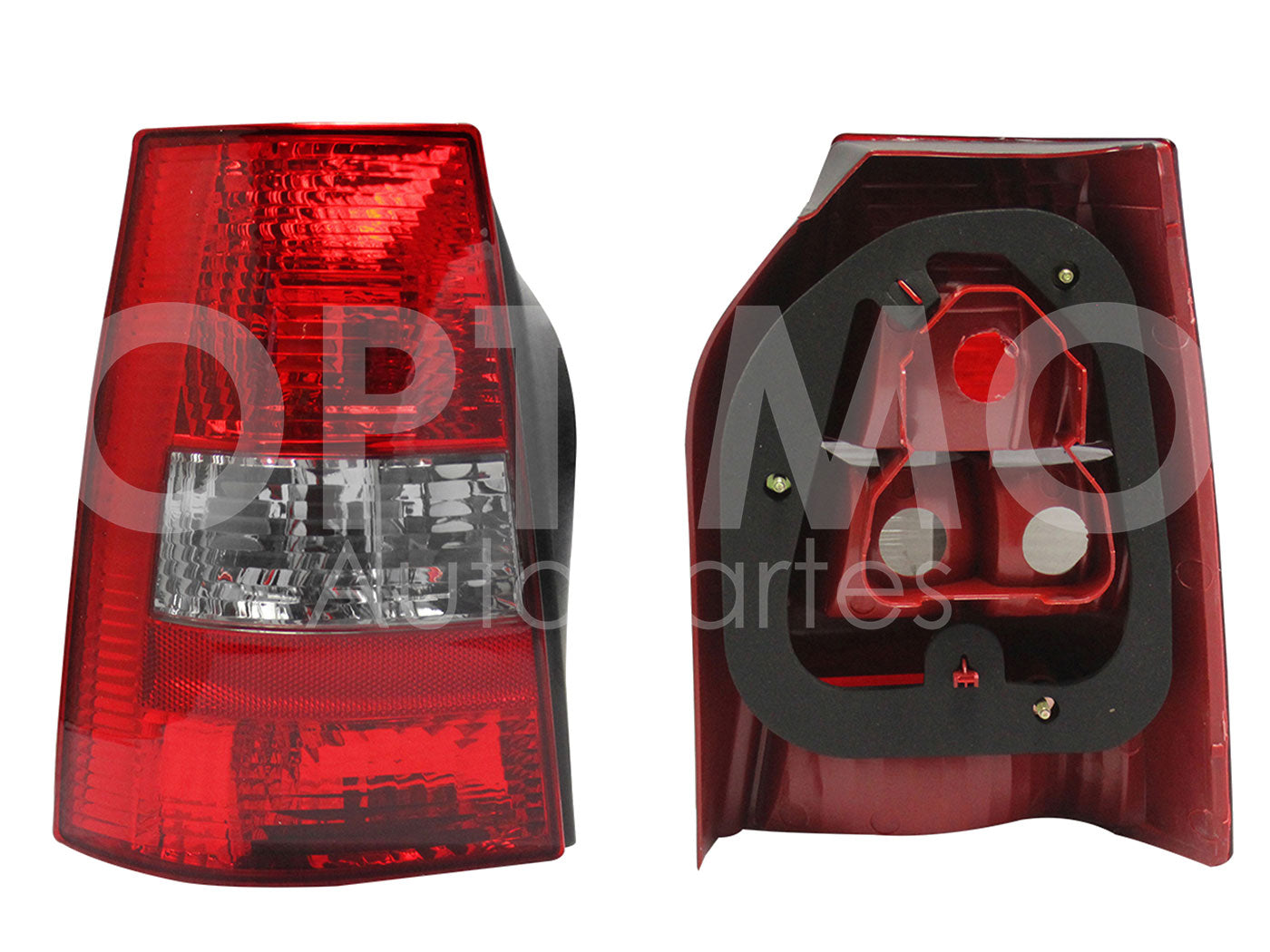 VOLKSWAGEN POINTER VAGONETA 2004 2005 CALAVERA IZQ S/ARNES OSCURA (ROJO/BLANCO HUMO)