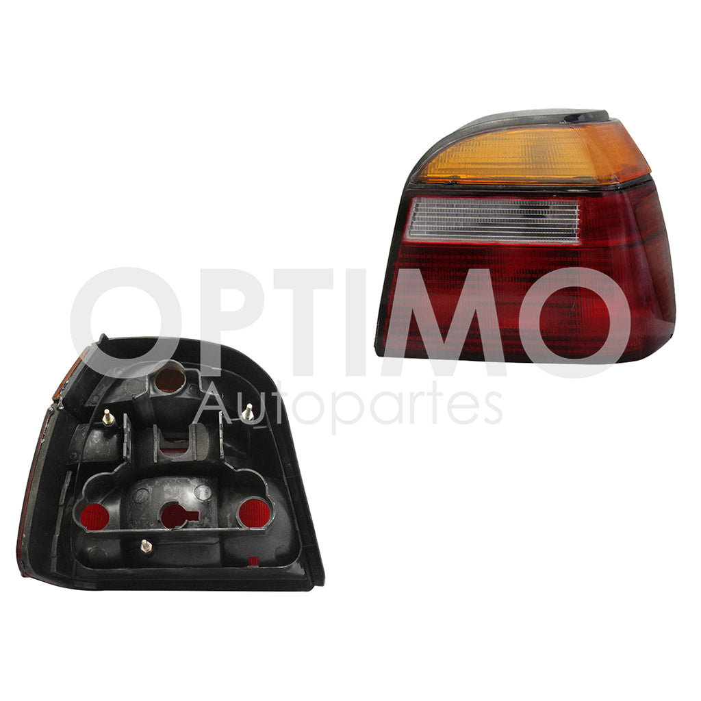 VOLKSWAGEN GOLF A3 1993 1994 1995 1996 1997 1998 CALAVERA DER S/ARNES (AMBAR/BLANCO/ROJO)