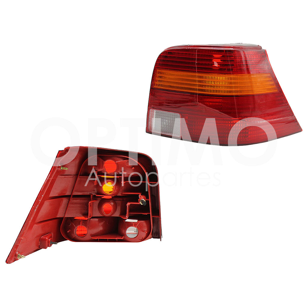 VOLKSWAGEN GOLF A4 1999 2000 2001 2002 2003 2004 CALAVERA DER S/ARNES CLARA (ROJO/AMBAR/BLANCO)