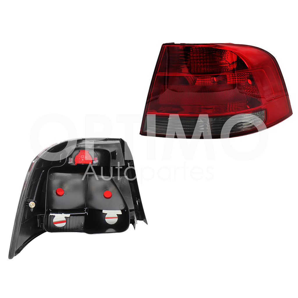 VOLKSWAGEN GOL SEDAN 2008 2009 2010 2011 2012 CALAVERA DER S/ARNES OSCURA 4PTAS (ROJO/HUMO)