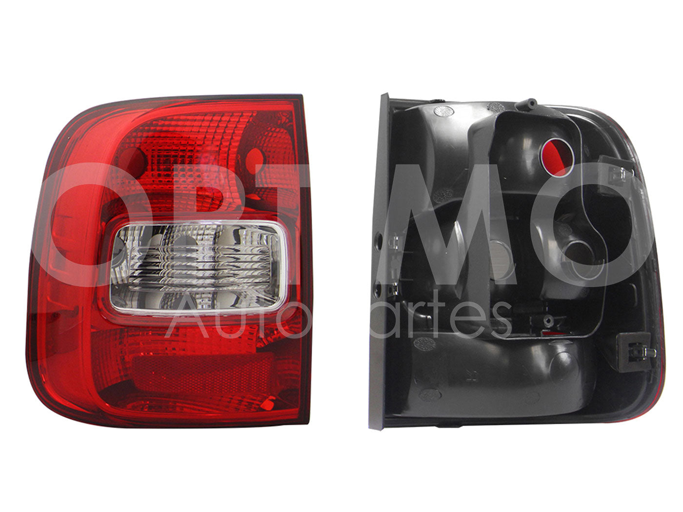 VOLKSWAGEN SAVEIRO 2010 2011 2012 2013 2014 2015 2016 CALAVERA IZQ S/ARNES CLARA (ROJO/BLANCO)