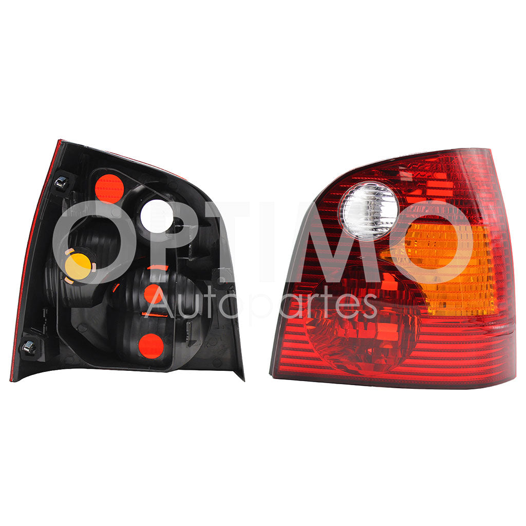 VOLKSWAGEN POLO H-BACK 2003 2004 2005 2006 2007 CALAVERA DER S/ARNES 5PTAS (ROJO/BLANCO/AMBAR)