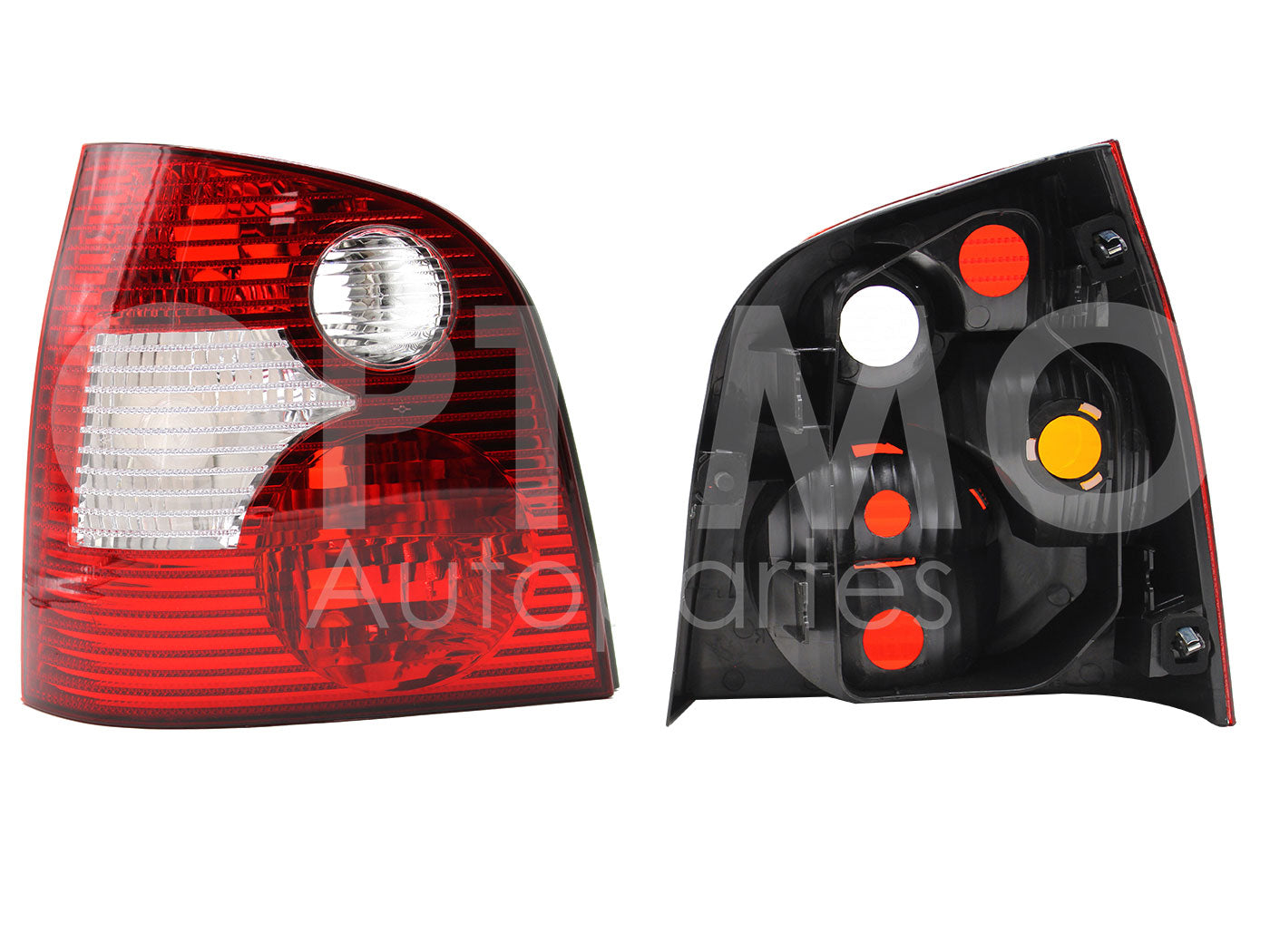 VOLKSWAGEN POLO H-BACK 2003 2004 2005 2006 2007 CALAVERA IZQ S/ARNES 5PTAS (ROJO/BLANCO/BLANCO)