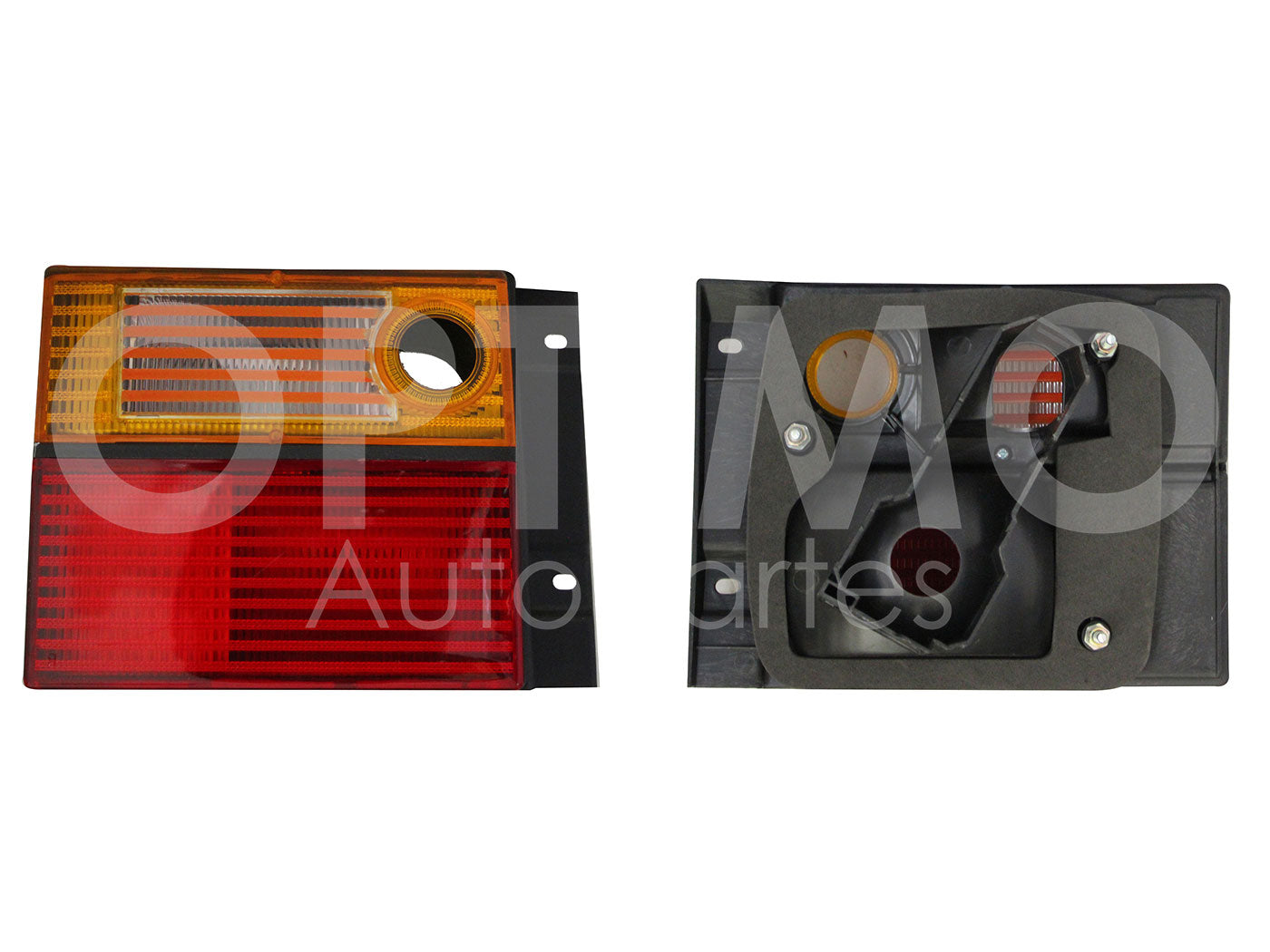 VOLKSWAGEN JETTA A3 1993 1994 1995 1996 1997 1998 CALAVERA IZQ INT S/ARNES (AMBAR/ROJO/FILO BLANCO)