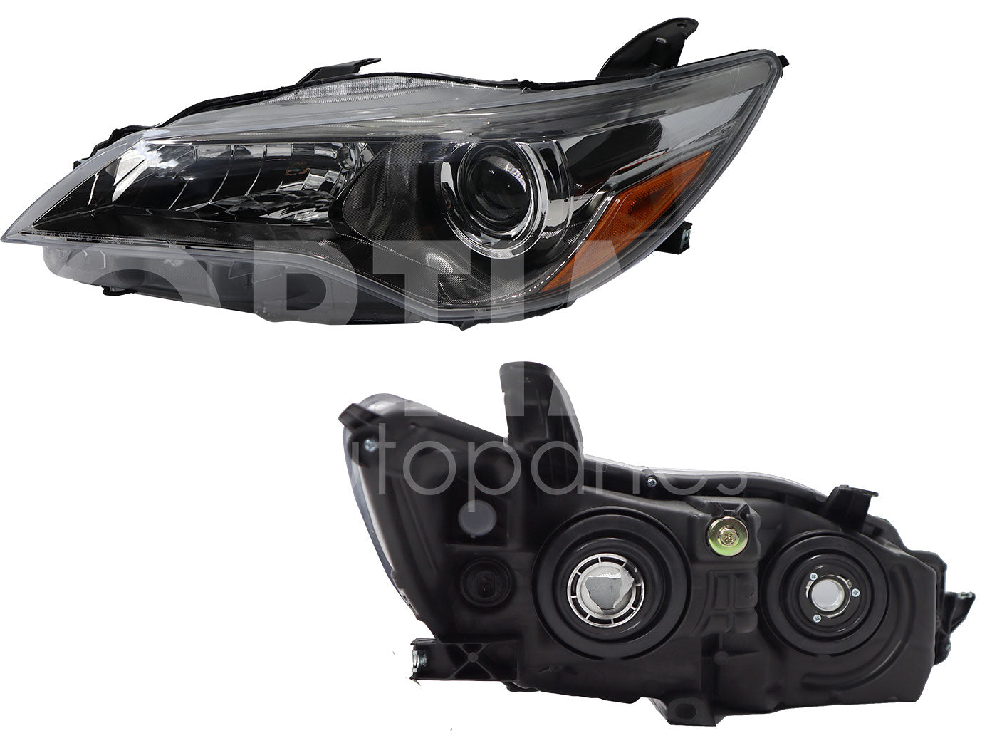 TOYOTA CAMRY 2015 2016 2017 FARO IZQ F/NEGRO C/LUPA C/MICA AMBAR