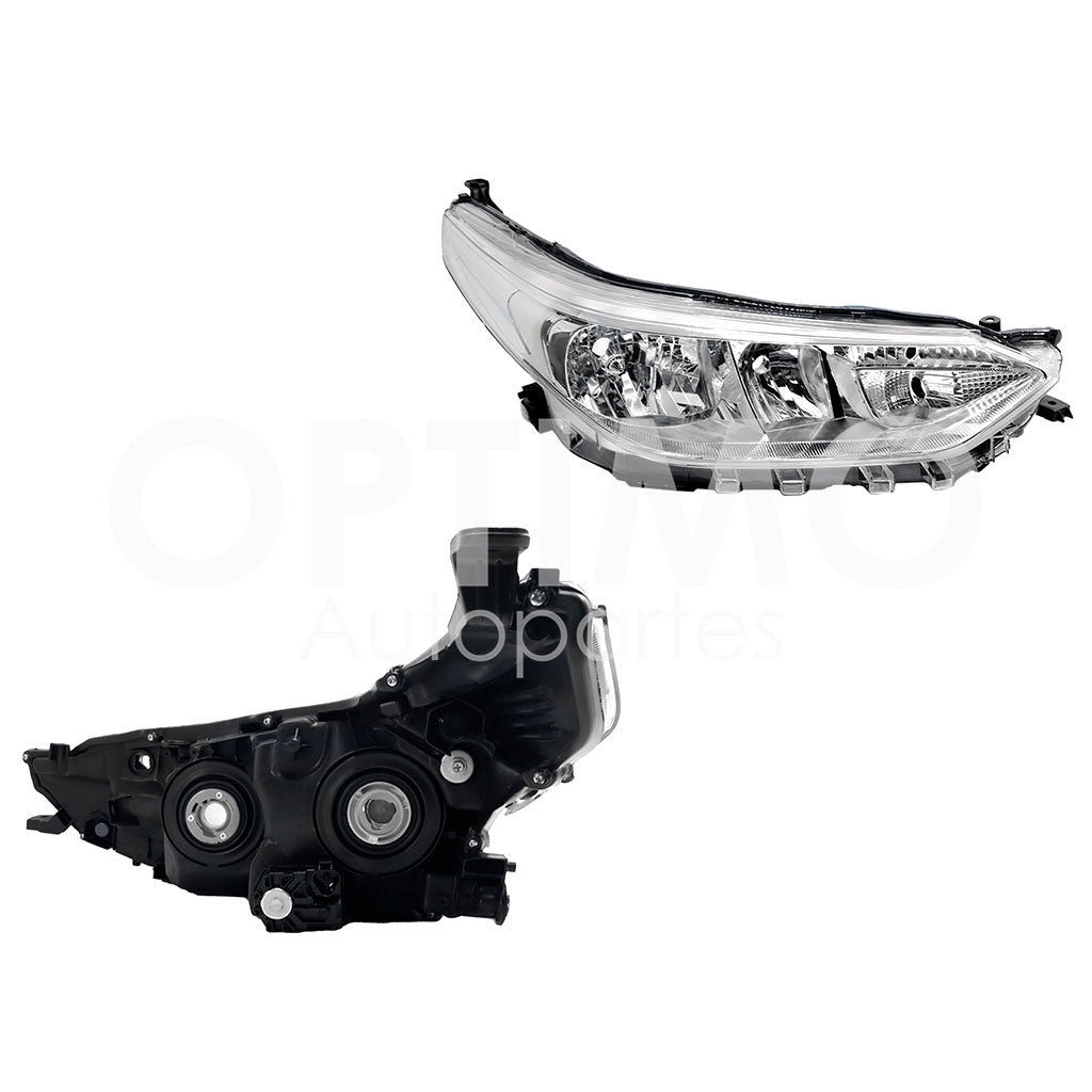 TOYOTA YARIS SEDAN 2018 2019 2020 FARO DER FONDO CROMADO 4PTAS