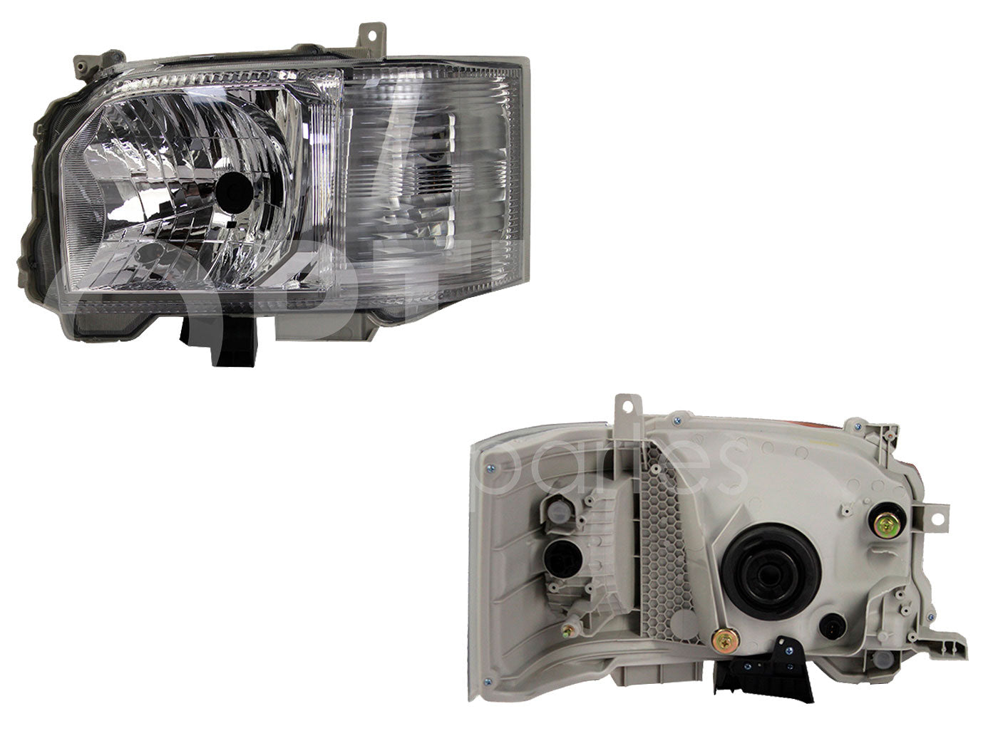 TOYOTA HIACE 2014 2015 2016 2017 2018 2019 FARO IZQ FONDO CROMADO