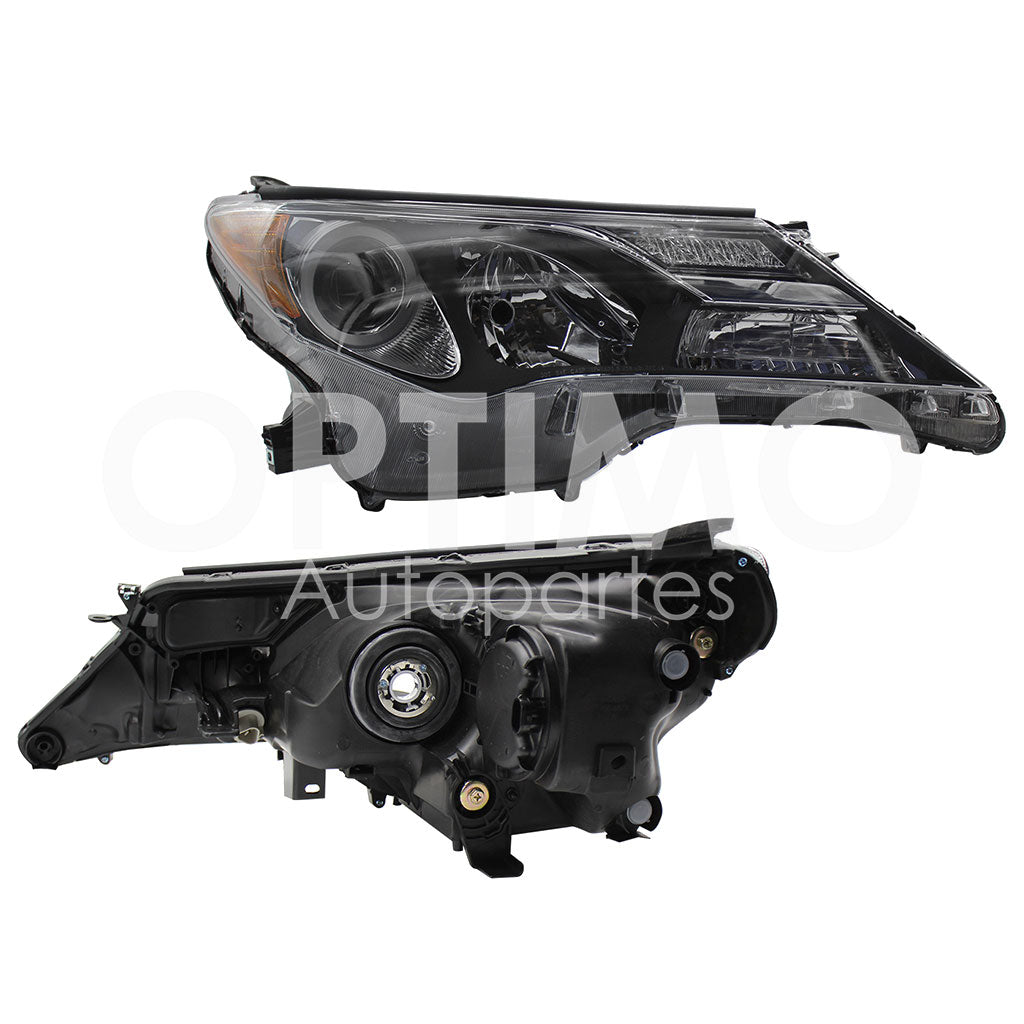 TOYOTA RAV-4 2013 2014 2015 FARO DER F/NEGRO C/LUPA C/MICA AMBAR