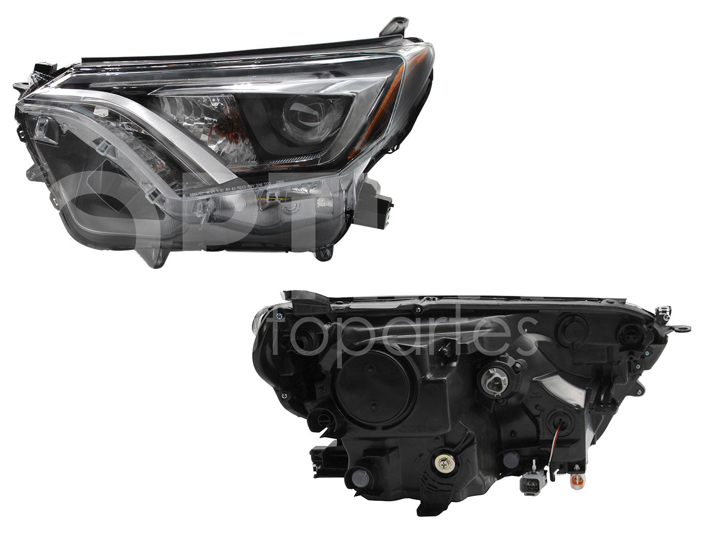 TOYOTA RAV-4 2016 2017 2018 FARO IZQ F/NEGRO C/LED C/LUPA C/MICA AMBAR