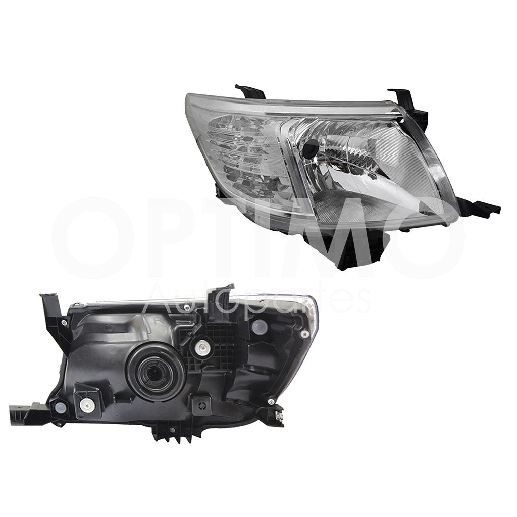 TOYOTA HILUX 2012 2013 2014 2015 FARO DER FONDO CROMADO