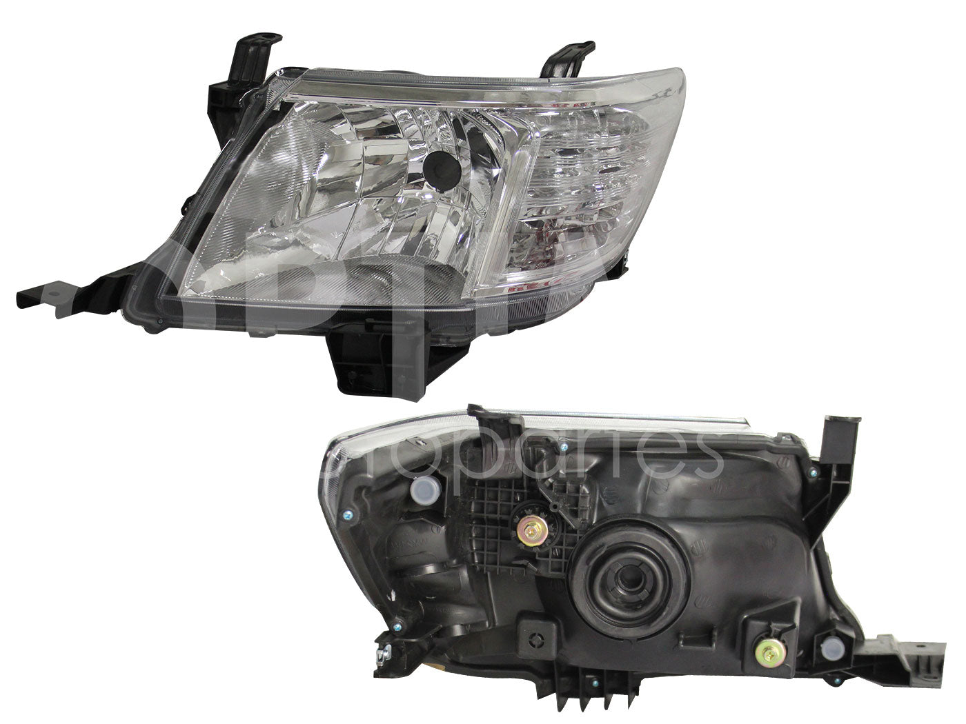 TOYOTA HILUX 2012 2013 2014 2015 FARO IZQ FONDO CROMADO