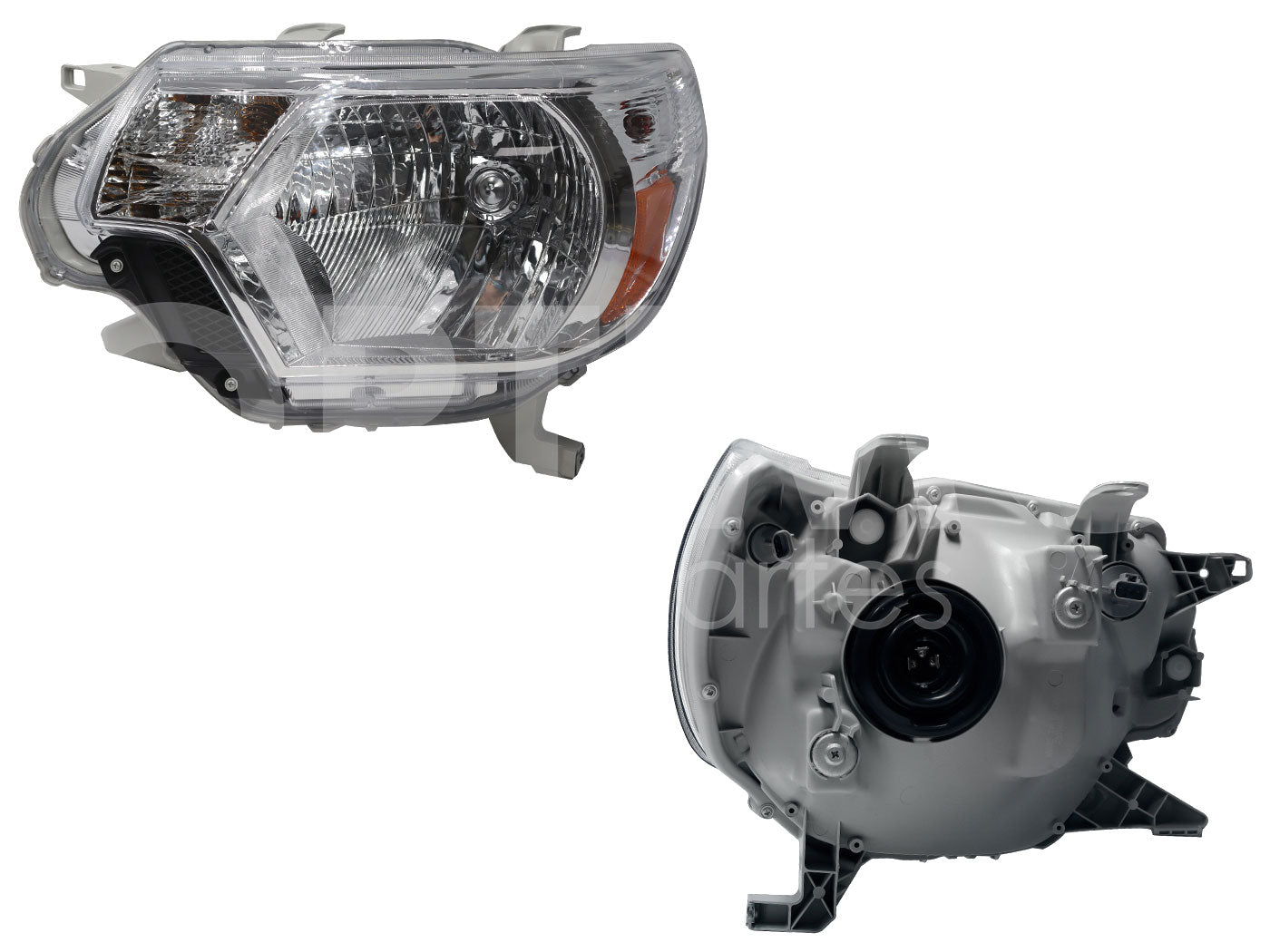 TOYOTA TACOMA 2012 2013 2014 2015 FARO IZQ F/CROMADO MICA AMBAR