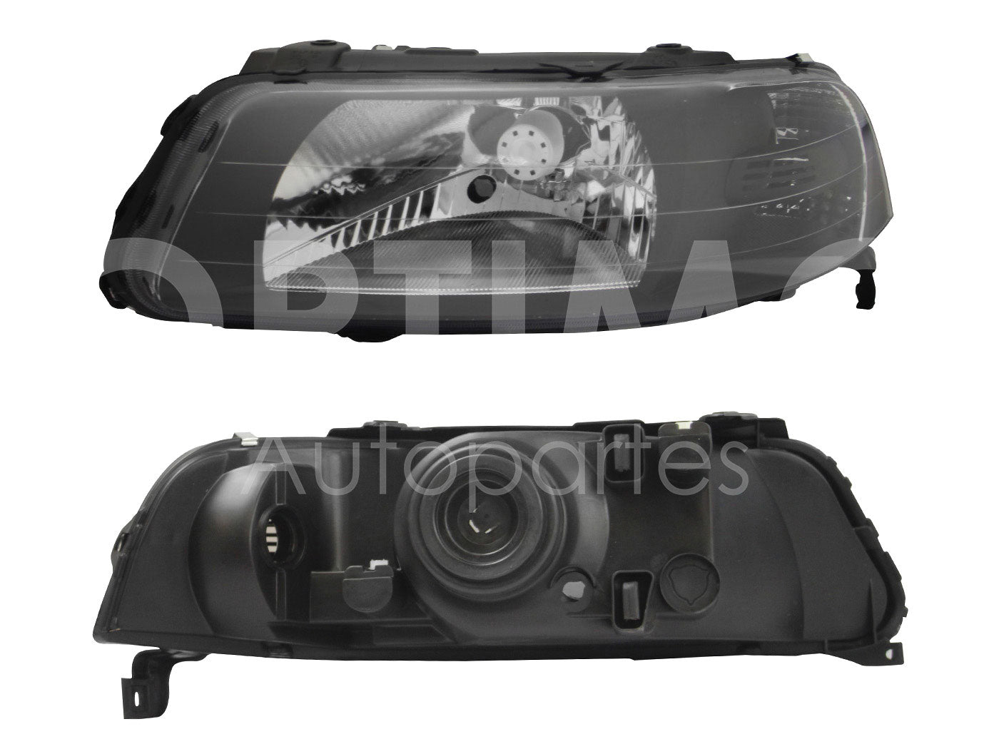 VOLKSWAGEN POINTER 3-5PTAS 2000 2001 2002 2003 2004 2005 FARO IZQ F/NEGRO UN AS 1 FOCO (VAGONETA-PICK-UP 00-05)