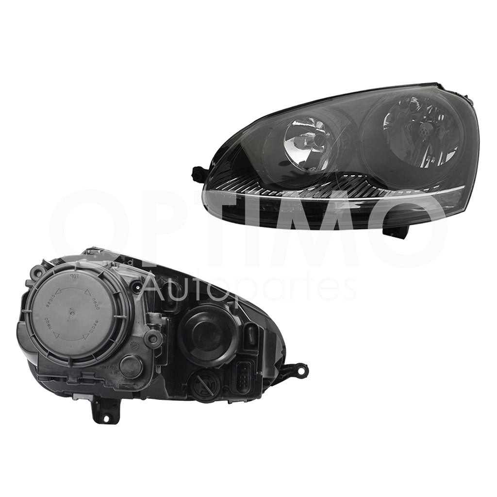 VOLKSWAGEN BORA 2006 2007 2008 2009 2010 FARO DER FONDO NEGRO