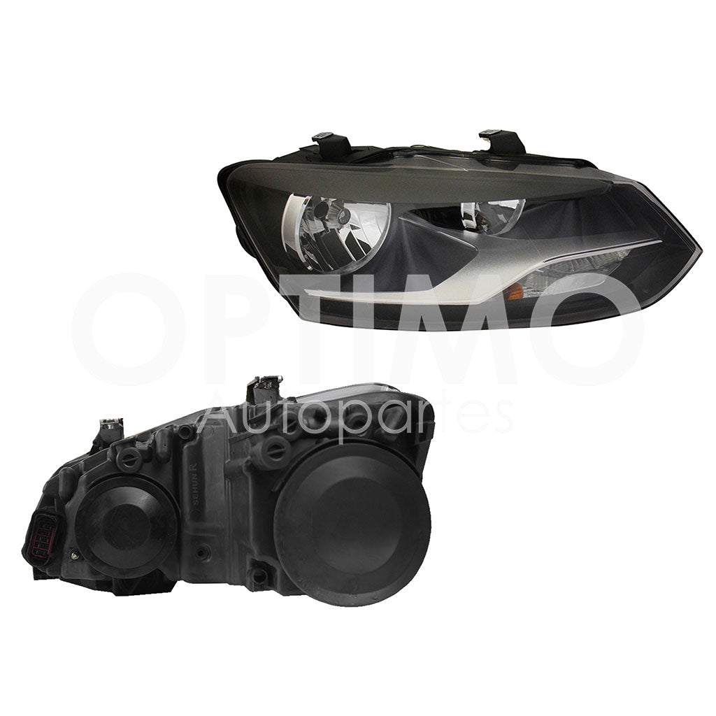 VOLKSWAGEN VENTO 2016 2017 2018 2019 2020 2021 2022 FARO DER F/NEGRO C/MOTOR (POLO 13-14 17-22)