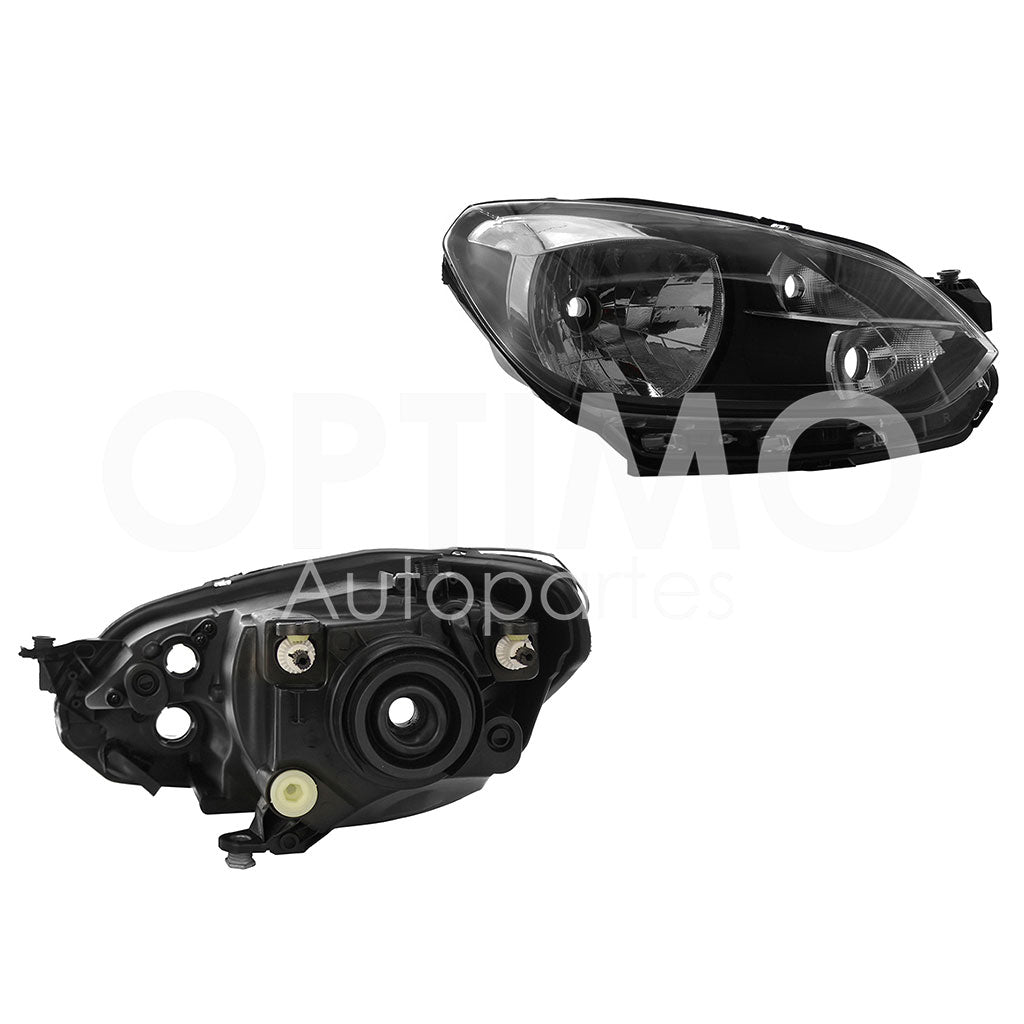 VOLKSWAGEN UP 2016 2017 FARO DER F/NEGRO UN AS