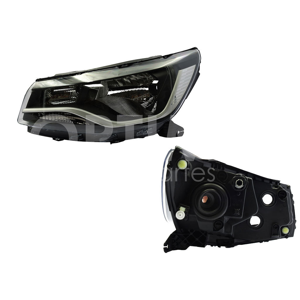 VOLKSWAGEN SAVEIRO 2024 2025 2026 FARO IZQ F/VROMADO UN AS C/FILO CROMO (VERSION EXTREME)